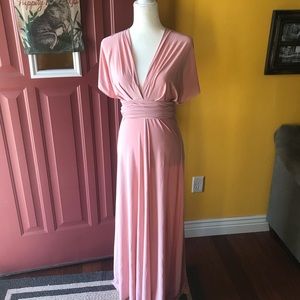 Infinity dress (fits sizes 0-14) - Blush